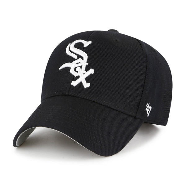 Pictured is this MLB Chicago White Sox '47 MVP cap in black. 1