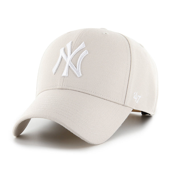 Pictured is this MLB New York Yankees '47 MVP cap in natural. 1