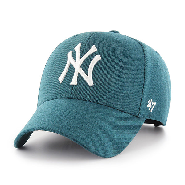 Pictured is this MLB New York Yankees '47 MVP cap in green. 1
