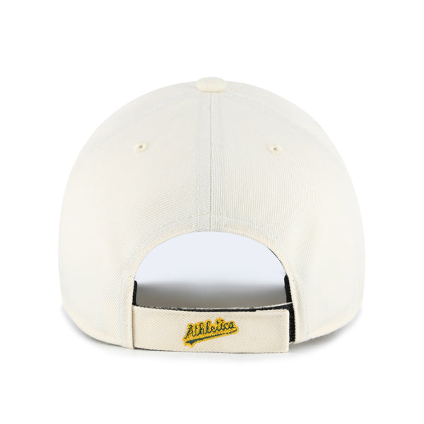 Pictured is this MLB Oakland Athletics Two Tone '47 MVP cap in natural. 2