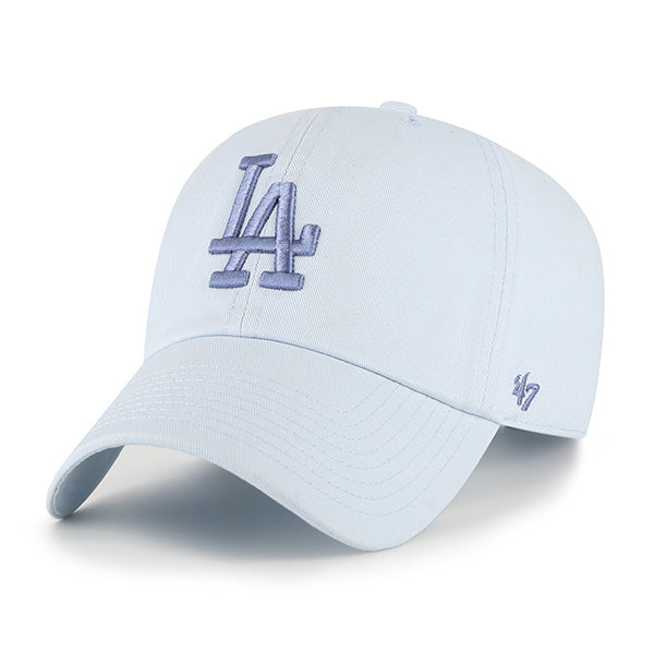 Pictured is this MLB Los Angeles Dodgers '47 CLEAN UP cap in digital blue. 1