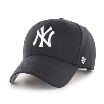 Pictured is this MLB New York Yankees Raised Kids ’47 MVP cap in black. 1