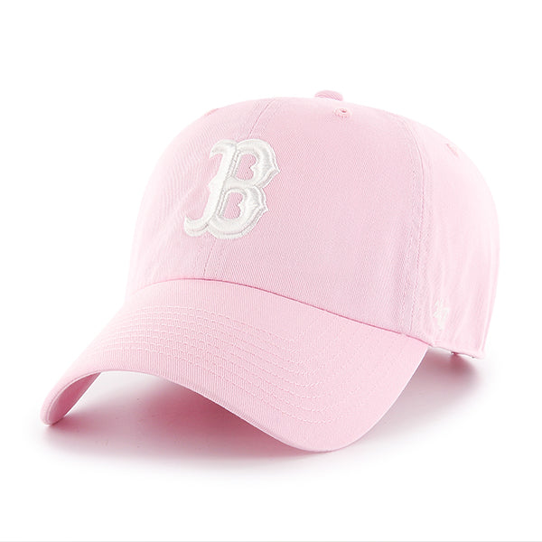 Pictured is this MLB Boston Red Sox '47 CLEAN UP cap in pink. 1