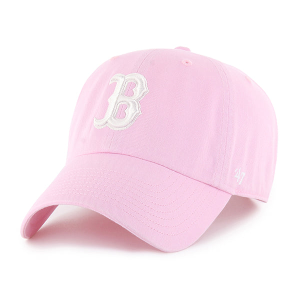Pictured is this MLB Boston Red Sox ’47 CLEAN UP cap in pink. 5