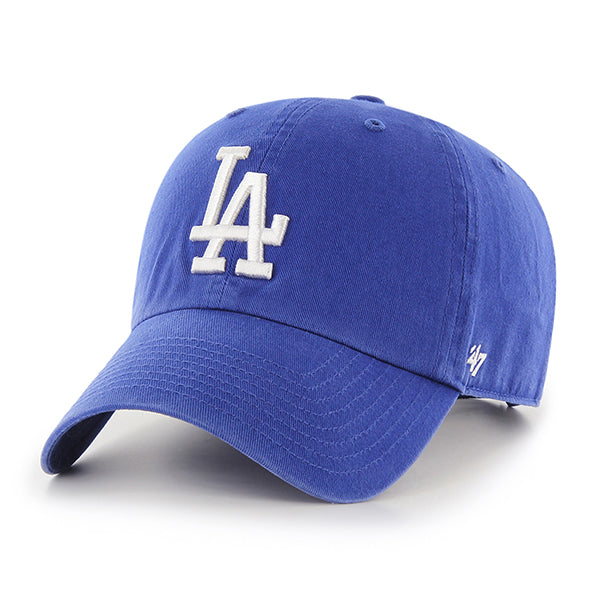 Pictured is this MLB Los Angeles Dodgers '47 CLEAN UP cap in royal blue. 1