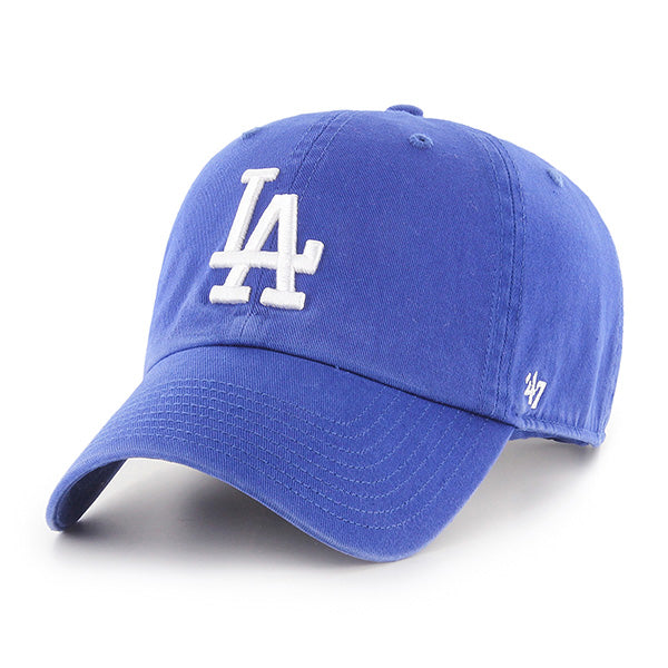 Pictured is this MLB Los Angeles Dodgers Kids '47 CLEAN UP cap in green. 1