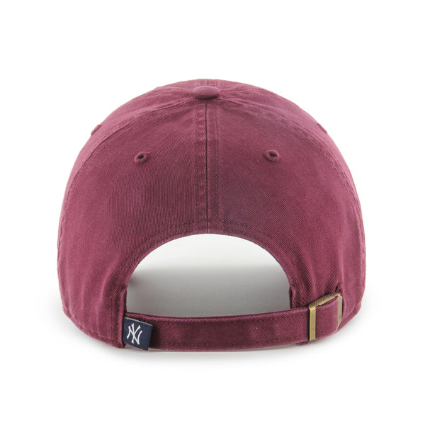 Pictured is this MLB New York Yankees '47 CLEAN UP cap in dark purple. 2