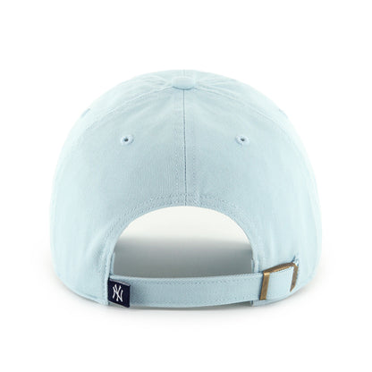 Pictured is this MLB New York Yankees '47 CLEAN UP cap in light blue. 2