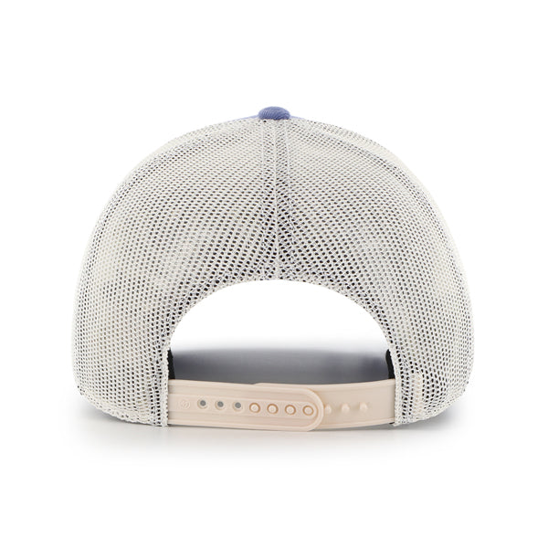 Pictured is this MLB Los Angeles Dodgers Salvage '47 TRUCKER cap in blue. 2