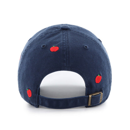 Pictured is this MLB New York Yankees Scatter '47 CLEAN UP cap in navy. 2
