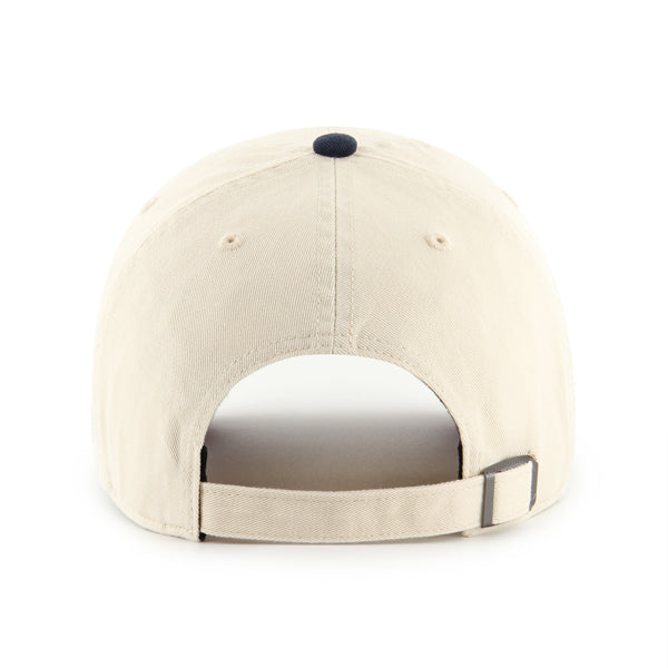 Pictured is this MLB Boston Red Sox Base Runner Sure Shot '47 CLEAN UP cap in natural. 2