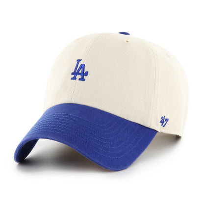 Pictured is this MLB Los Angeles Dodgers Base Runner Sure Shot '47 CLEAN UP cap in natural. 4