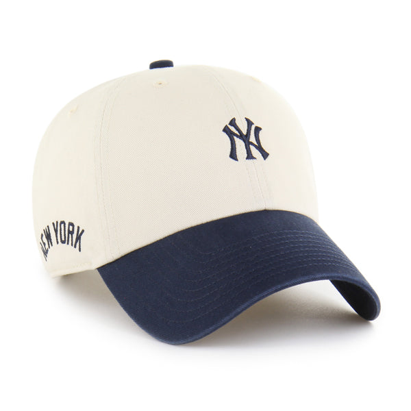 Pictured is this MLB New York Yankees Base Runner Sure Shot '47 CLEAN UP cap in natural. 1