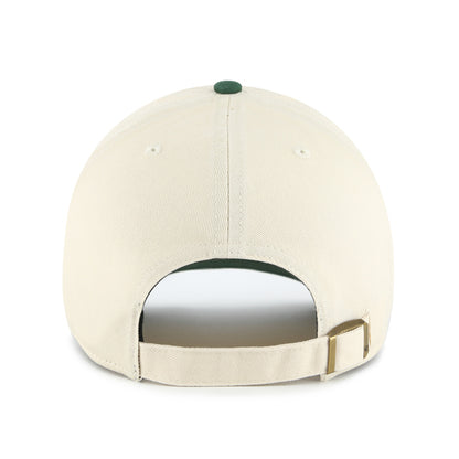 Pictured is this MLB Oakland Athletics Base Runner Sure Shot '47 CLEAN UP cap in natural. 2