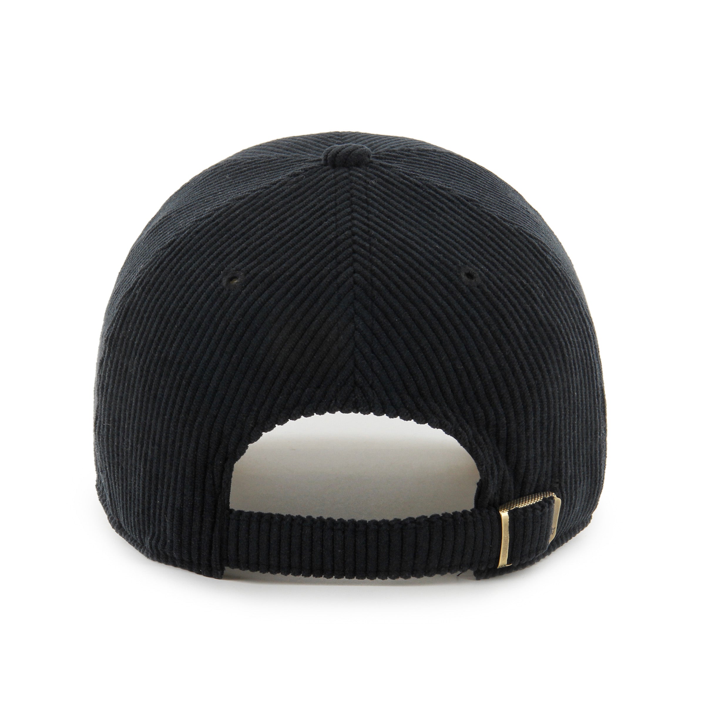 Pictured is this MLB New York Yankees Base Runner Cord '47 CLEAN UP cap in black. 2