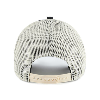 Pictured is this MLB New York Yankees Windham Mesh '47 CLEAN UP cap in black. 2