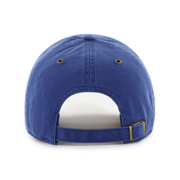Pictured is this MLB Los Angeles Dodgers Windham Suede '47 CLEAN UP cap in blue. 2