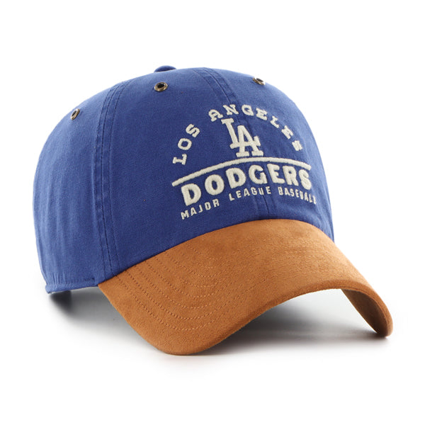Pictured is this MLB Los Angeles Dodgers Windham Suede '47 CLEAN UP cap in blue. 3