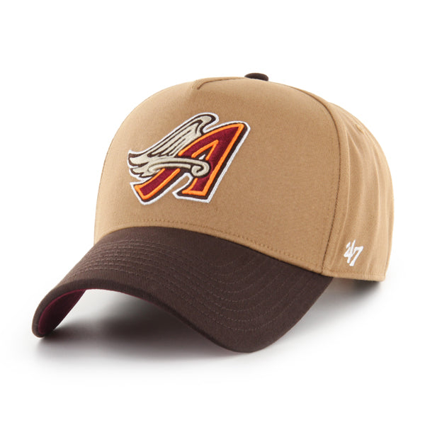 Pictured is this MLB Los Angeles Angels Sure Shot '47 MVP cap in beige/khaki. 4