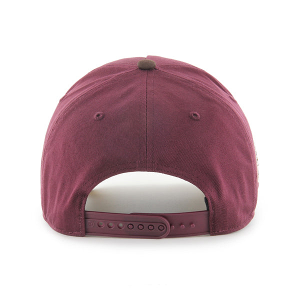 Pictured is this MLB Los Angeles Dodgers Cooperstown Sure Shot '47 MVP cap in dark red. 2