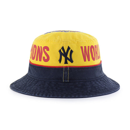 Pictured is this MLB New York Yankees 96 Yankees ’47 BUCKET cap in yellow. 1