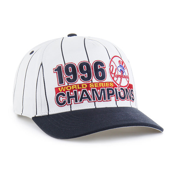 Pictured is this MLB New York Yankees 96 Yankees Pinstripe ’47 HITCH cap in white. 3