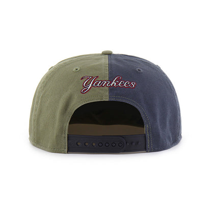 Pictured is this MLB New York Yankees 96 Yankess Split ’47 CAPTAIN RL cap in green. 3