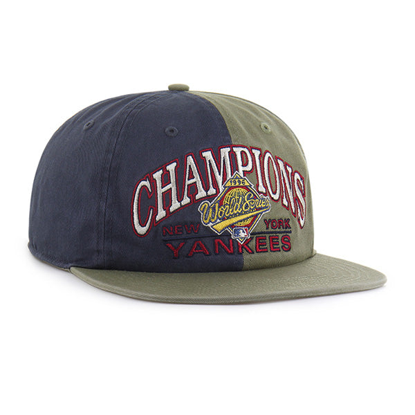 Pictured is this MLB New York Yankees 96 Yankess Split ’47 CAPTAIN RL cap in green. 2