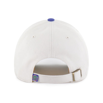 Pictured is this Collegiate Florida Gators Broke Line ’47 MVP cap in white & blue. 3