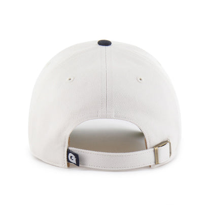 Pictured is this Collegiate Georgetown Hoyas Broke Line ’47 MVP cap in white & navy. 3