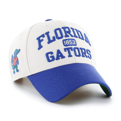 Pictured is this Collegiate Florida Gators Broke Line '47 MVP cap in natural. 1