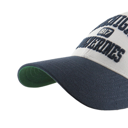 Pictured is this Collegiate Michigan Wolverines Broke Line '47 MVP cap in natural. 5