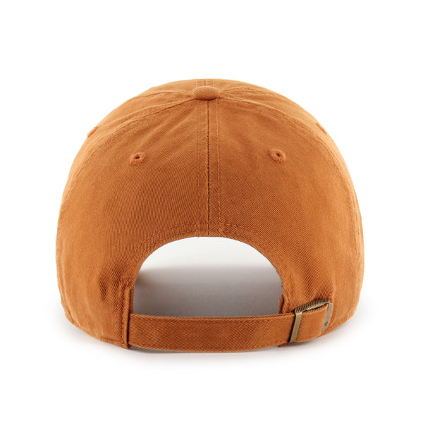 Pictured is this Collegiate Texas Longhorns '47 CLEAN UP cap in dark orange. 2