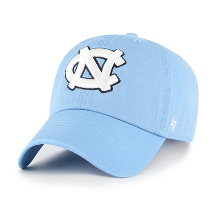 Pictured is this Collegiate North Carolina Tar Heels '47 CLEAN UP cap in blue. 1