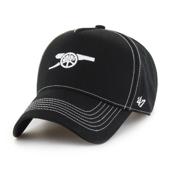 Pictured is this Arsenal FC Contrast Stitch '47 MVP cap in black. 1