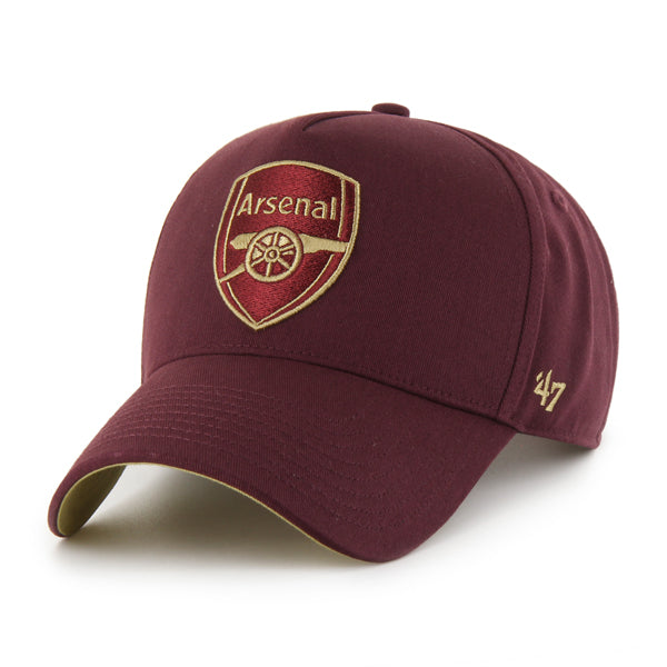 Pictured is this Arsenal FC Sure Shot '47 MVP cap in dark red. 2