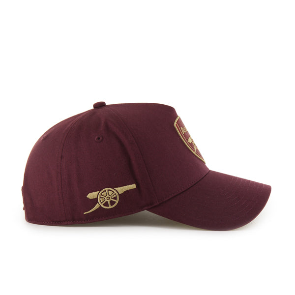 Pictured is this Arsenal FC Sure Shot '47 MVP cap in dark red. 4