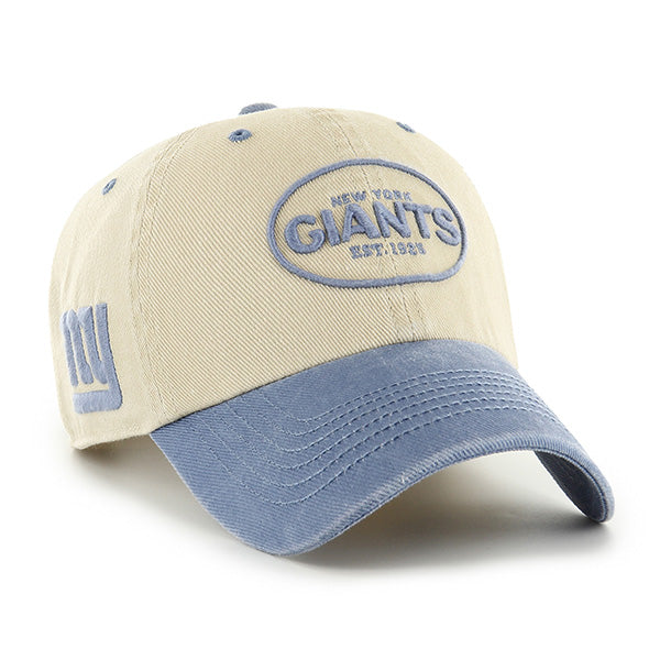 Pictured is this NFL New York Giants Breaking Trail '47 CLEAN UP cap in natural. 1