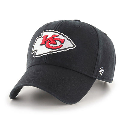 Pictured is this NFL Kansas City Chiefs Legend '47 MVP cap in black. 1