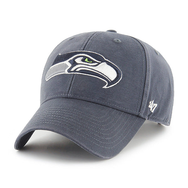 Pictured is this NFL Seattle Seahawks Legend '47 MVP cap in navy. 1