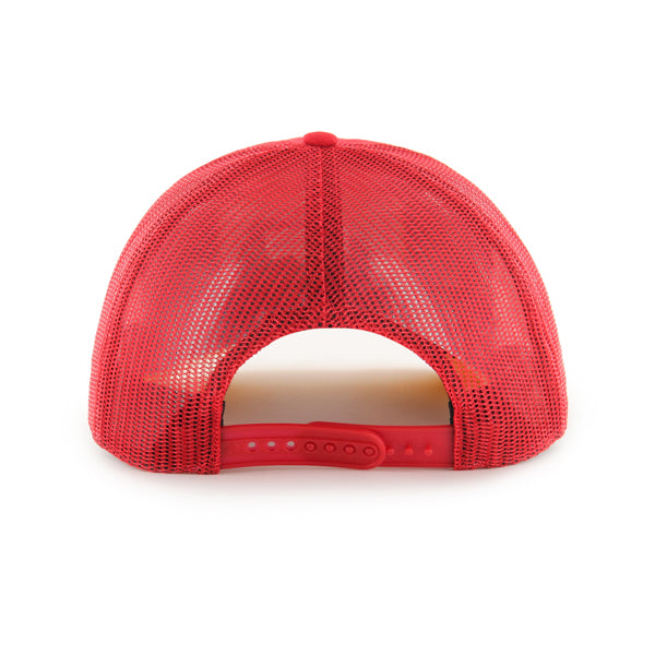 Pictured is this NFL Hardline San Francisco 49ers ’47 TRUCKER cap in red. 2
