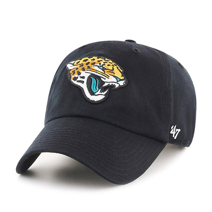 Pictured is this NFL Jacksonville Jaguars ’47 CLEAN UP cap in black. 1