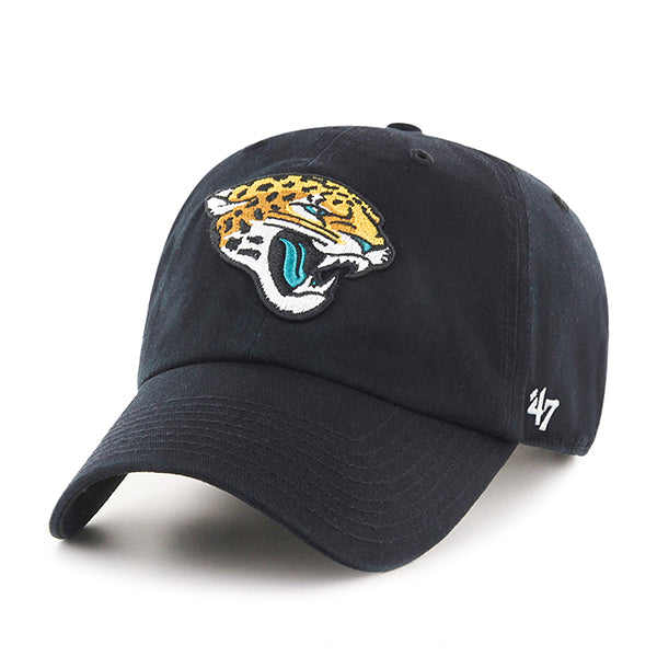 Pictured is this NFL Jacksonville Jaguars ’47 CLEAN UP cap in black. 1