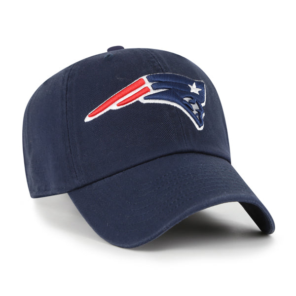 Pictured is this NFL New England Patriots ’47 CLEAN UP cap in navy. 2