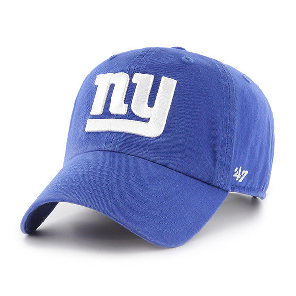 Pictured is this NFL New York Giants ’47 CLEAN UP cap in blue. 1