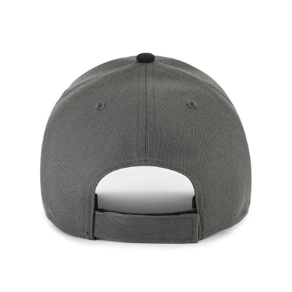 Pictured is this NFL Las Vegas Raiders Split Block ’47 MVP cap in charcoal. 3