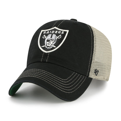 Pictured is this NFL Las Vegas Raiders Trawler ’47 CLEAN UP cap in black. 1