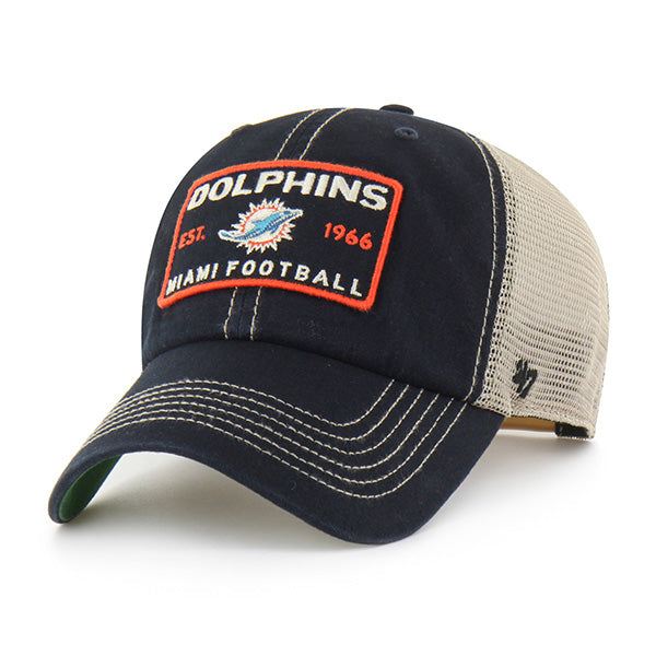 Pictured is this NFL Miami Dolphins '47 CLEAN UP cap in black. 1