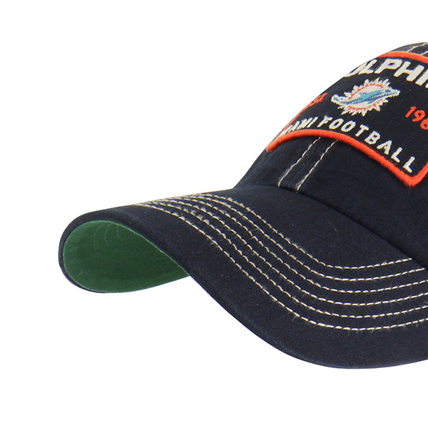 Pictured is this NFL Miami Dolphins '47 CLEAN UP cap in black. 3