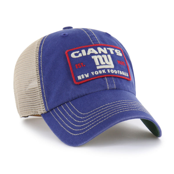 Pictured is this NFL New York Giants '47 CLEAN UP cap in blue. 3